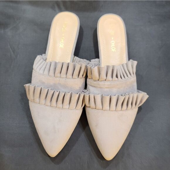 BRAND NEW CHASE&CHLOE POINTED TOE SLIP-ON WOMEN"S MULE - Picture 1 of 14